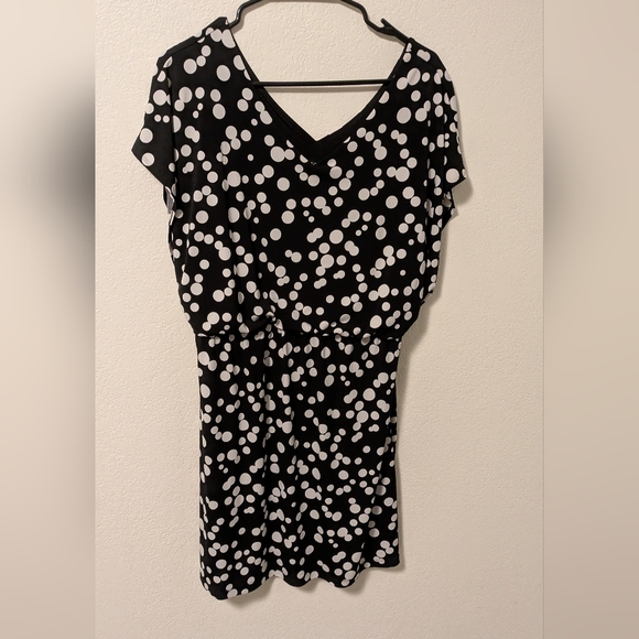 Enfocus Studio Dresses & Skirts - Enfocus Studio Black and White Polka Dot Women's Dress